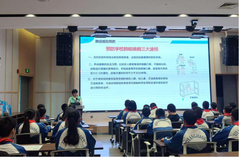 益阳疾控中心深入开展3·24结核病防治系列宣传活动