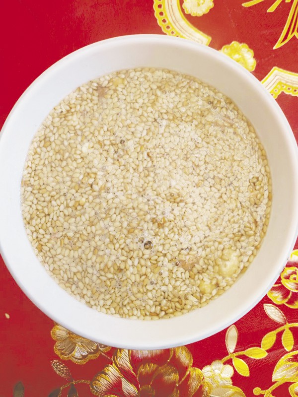芝麻豆子姜盐茶